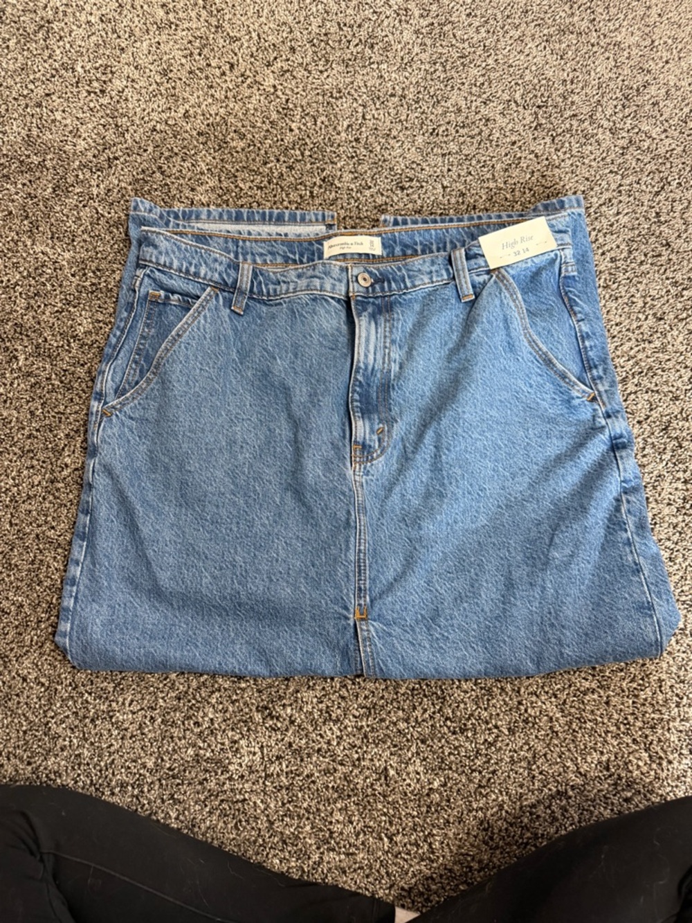 Abercrombie & Fitch denim long denim skirt